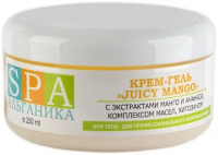 АЛЬГАНИКА. Крем-гель для тела «Juicy Mango» 250мл. с экстрактами манго и ананаса, комплексом масел, хитозаном купить в Тюмени